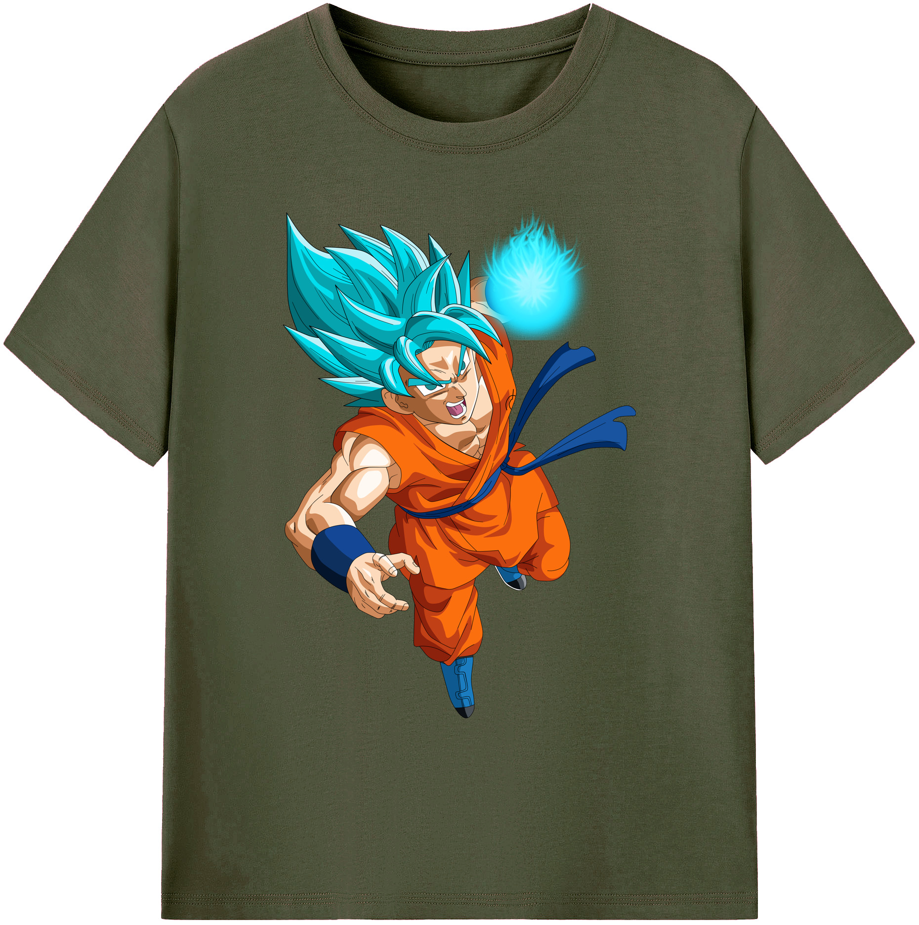 （画像用） ドラゴンボール 孫悟空（そん ごくう）Son Goku カカロット DRAGON BALL Kakarotto 綿100％ メンズ半袖Tシャツ｜肌触りやわらか＆通気性